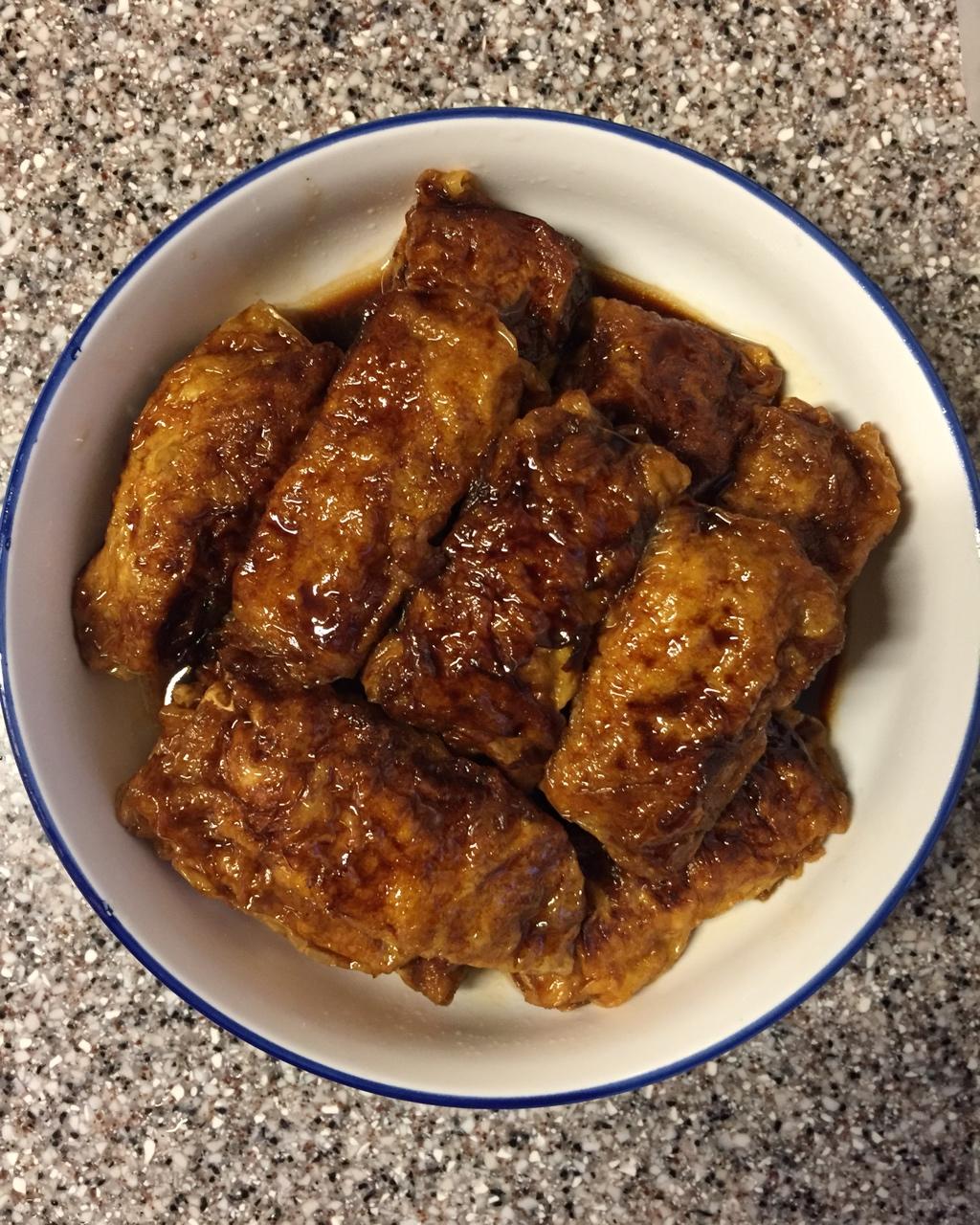 红烧豆腐皮包肉