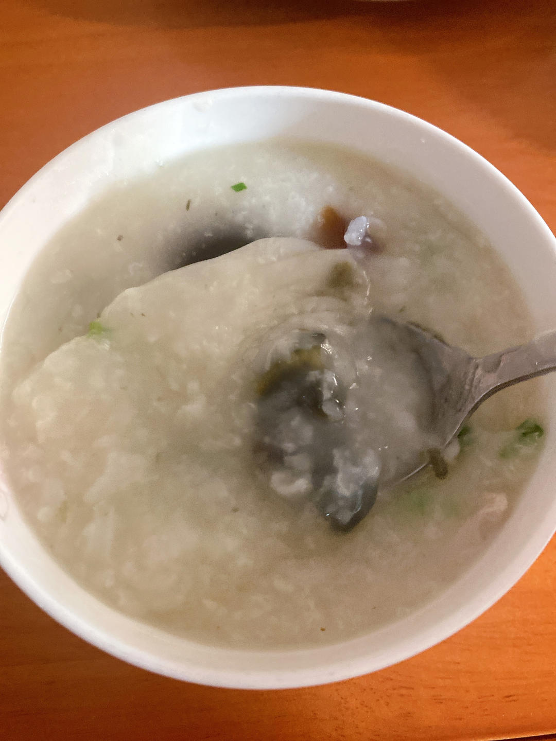 十五分钟快手之香滑皮蛋瘦肉粥(附五分钟电饭煲电压力锅更快捷方法)
