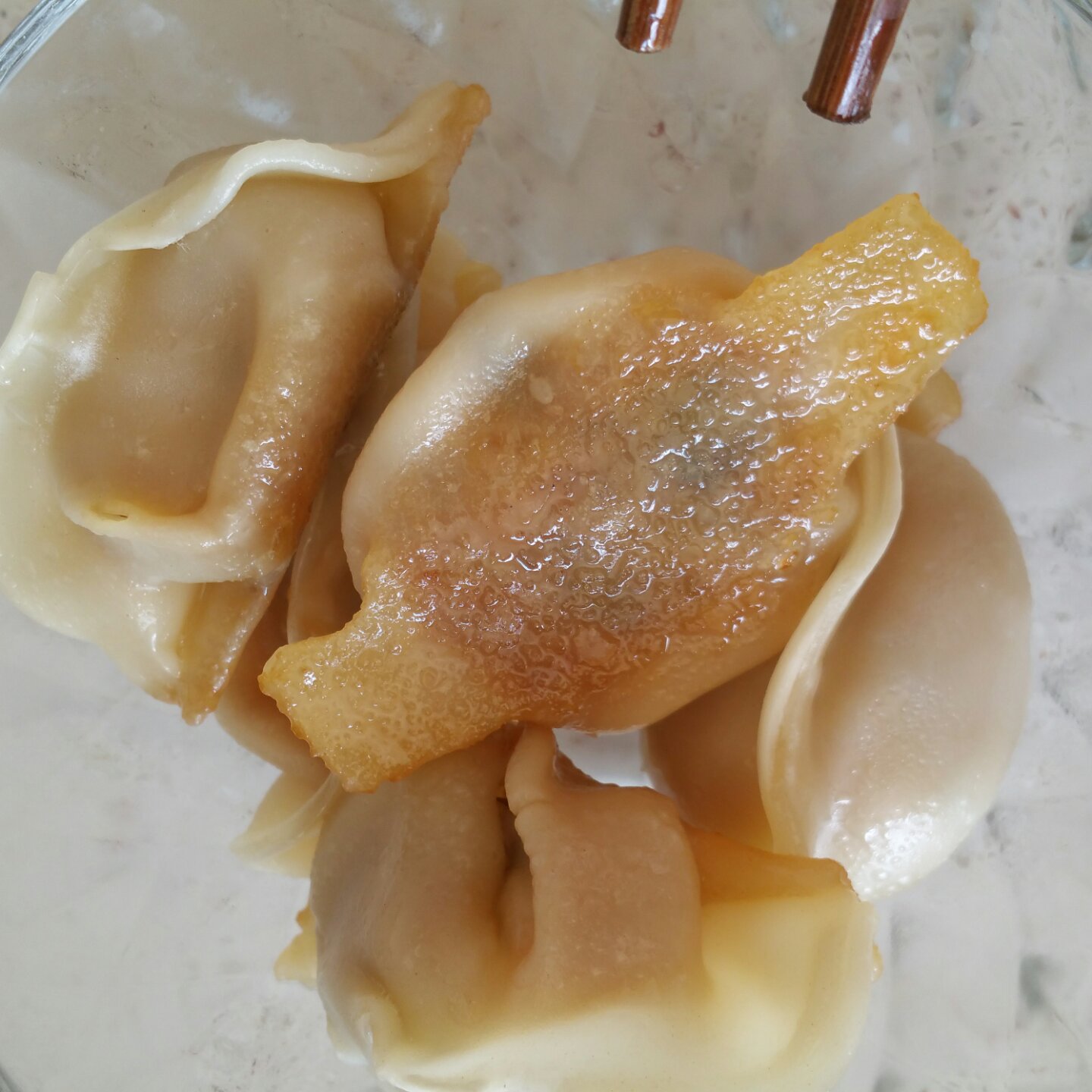【电饭煲煎饺】