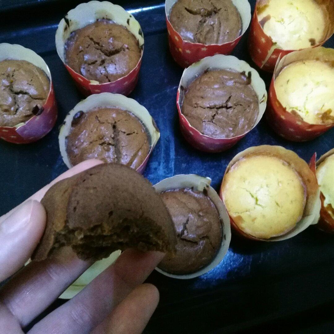 香橙可可杯子蛋糕（特别适合韩式裱花）