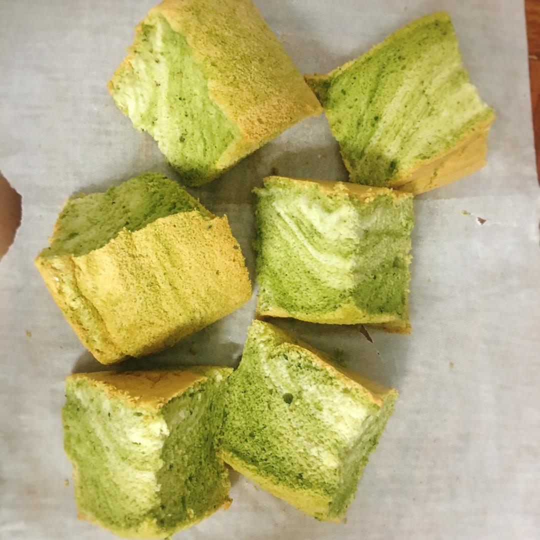 云石糯米戚风（抹茶戚风）