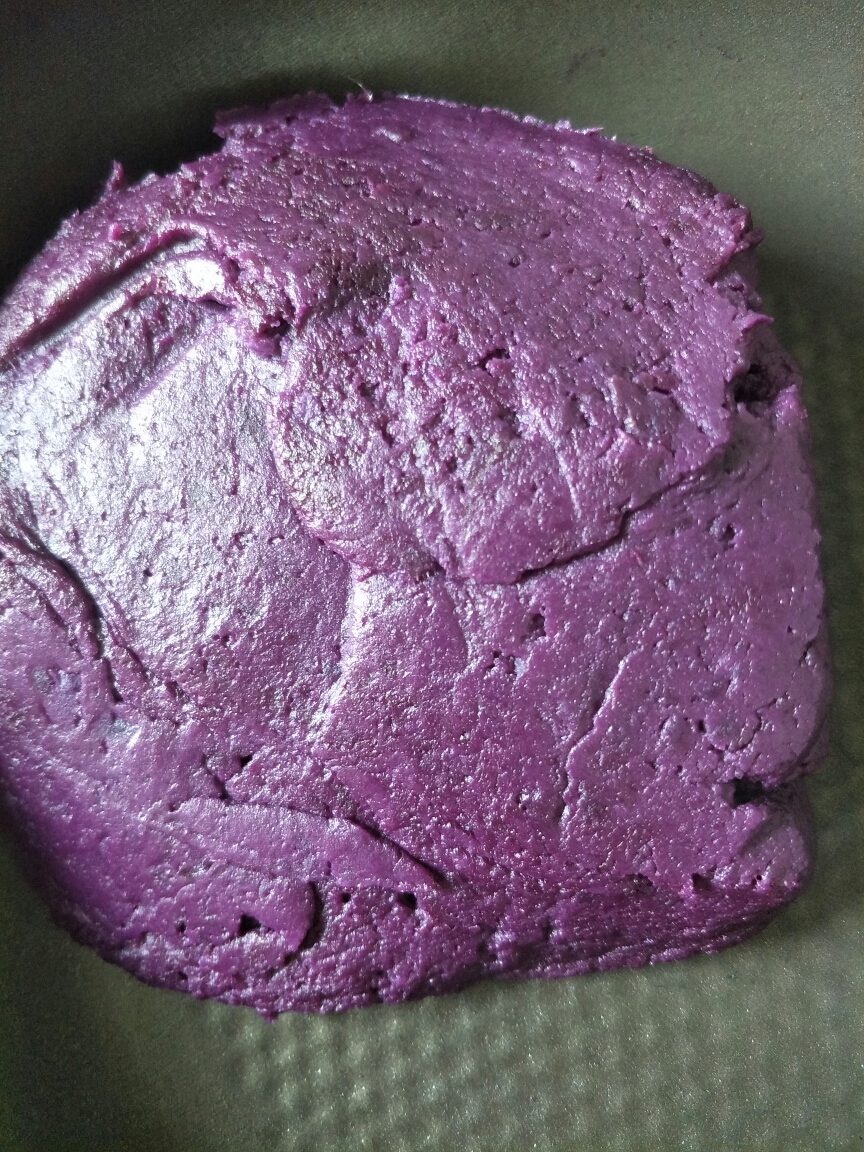 奶香紫薯包子的做法 步骤2