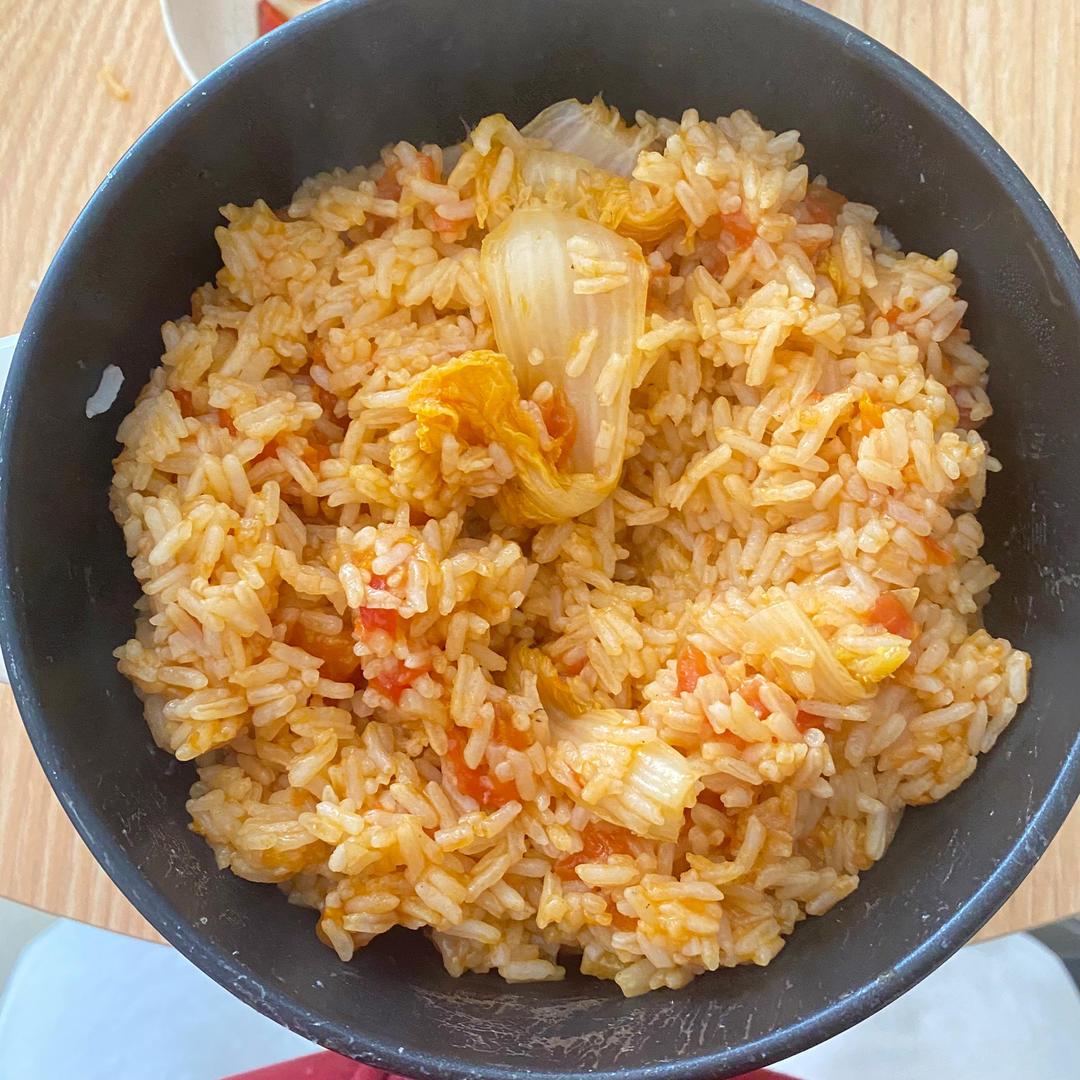 超级简单的西红柿烩饭