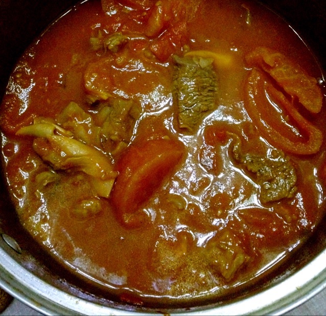 番茄牛肉煲