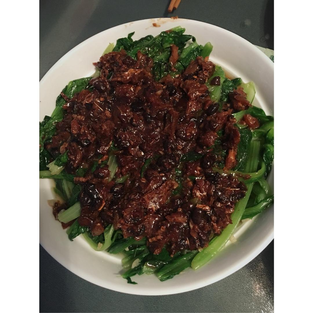 豆豉鲮鱼油麦菜