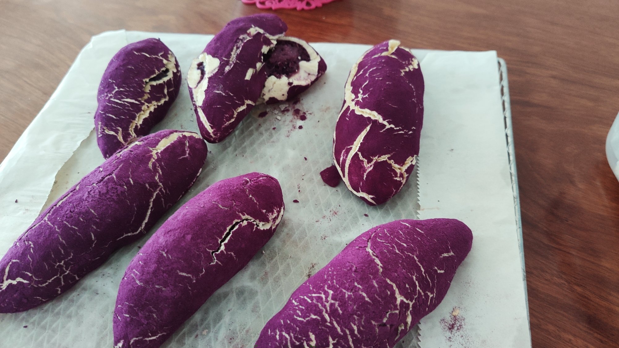 紫薯麻薯包