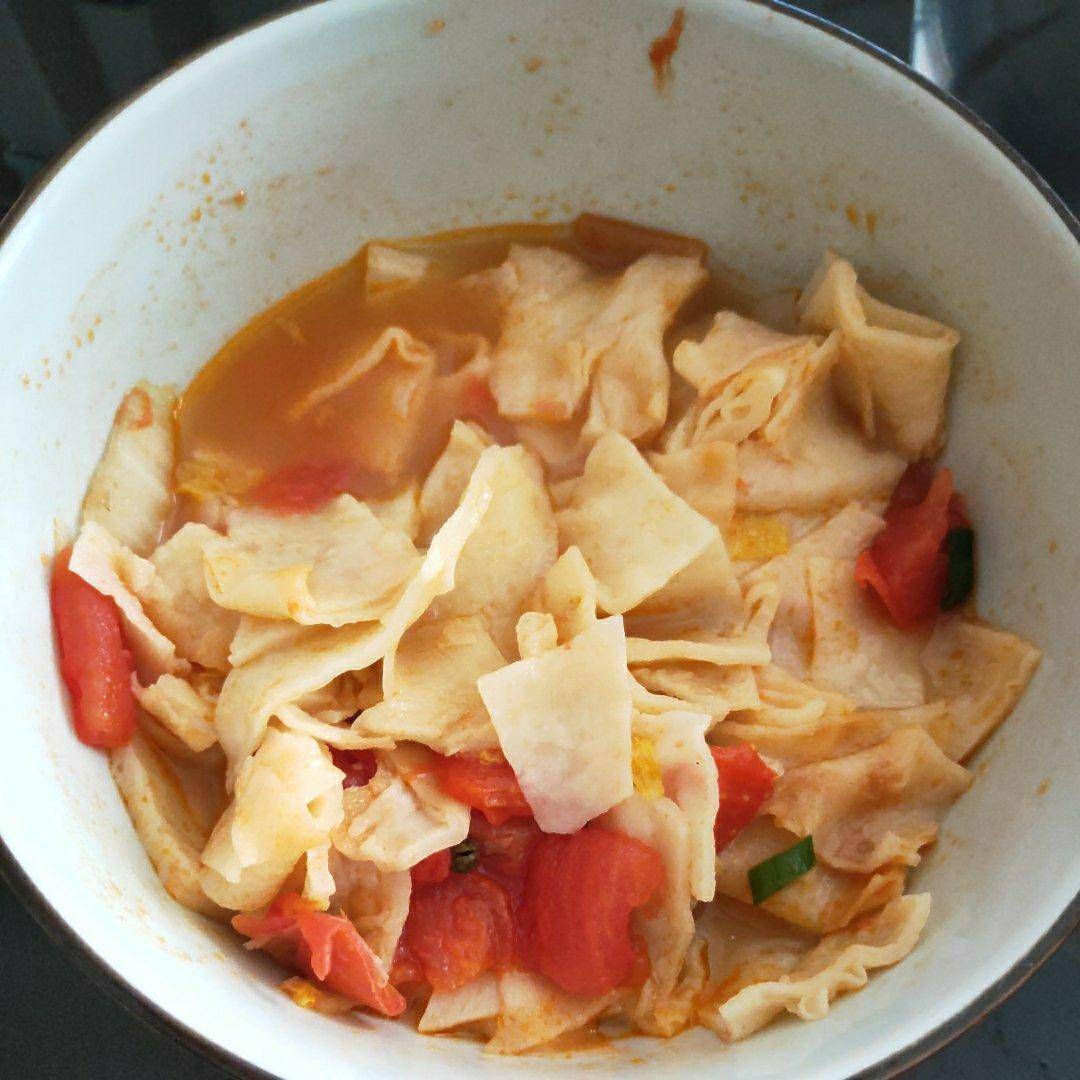 西红柿鸡蛋烩饼