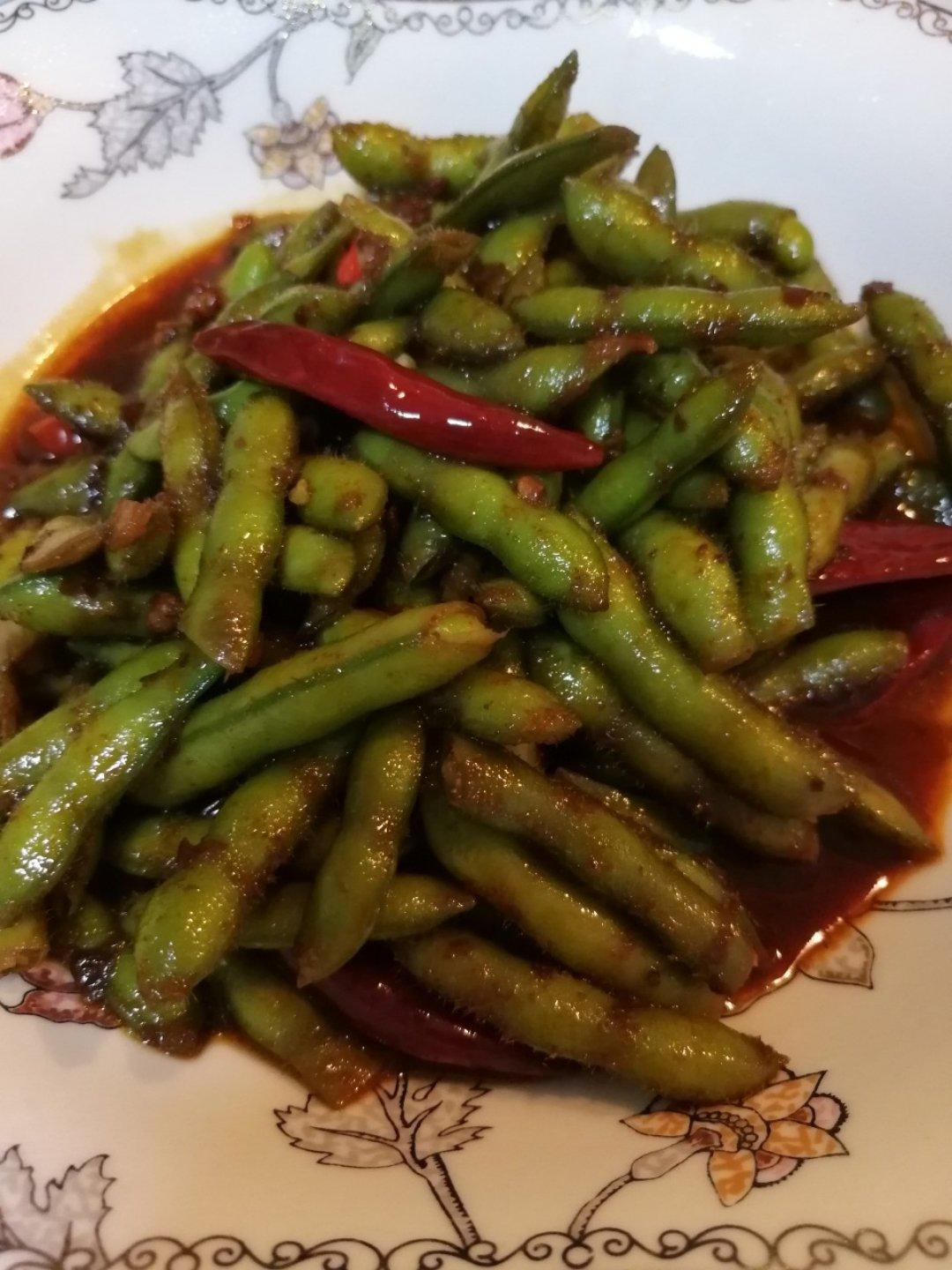 辣炒毛豆