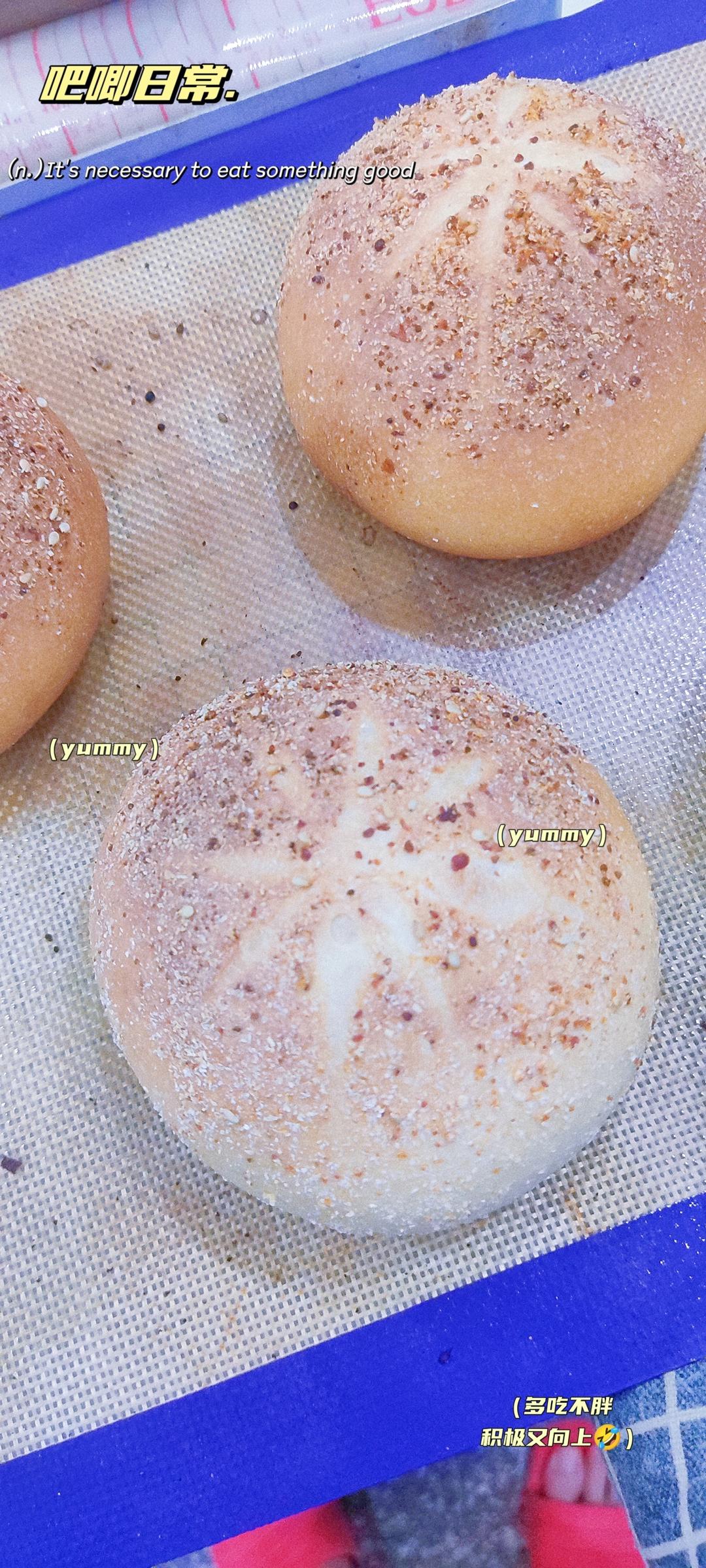 玉米火腿沙拉包，冷藏发酵流程示范