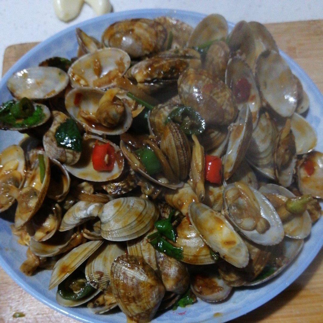 爆炒花甲（孕妇可吃）