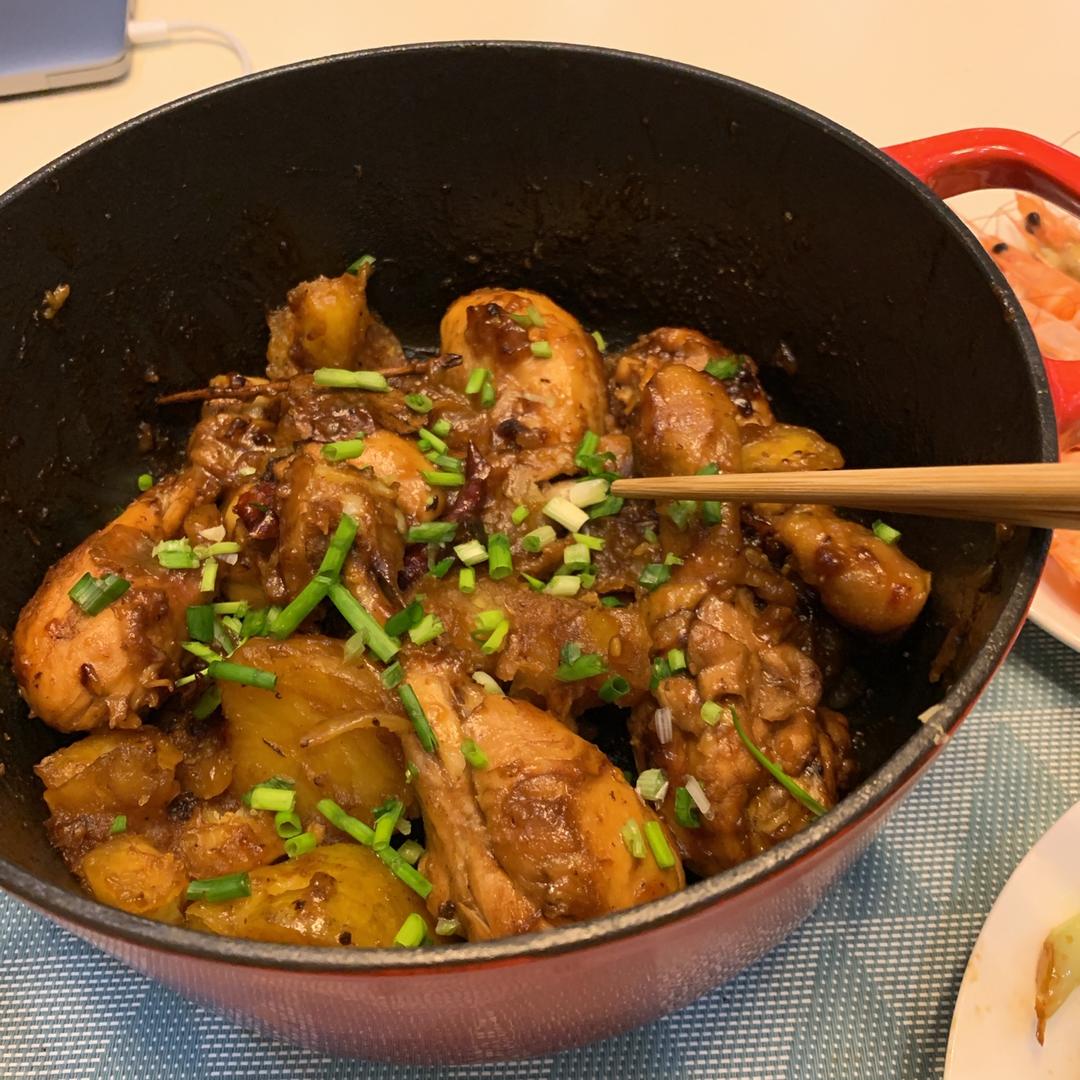电饭锅酱鸡腿（出自微博：深夜放毒少女）