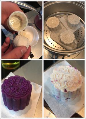 冰皮紫薯月饼的做法 步骤6