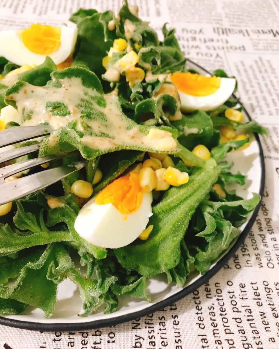 漓泉啤酒鱼做的食课studio轻食沙拉食谱分享:冰草牛油果沙拉