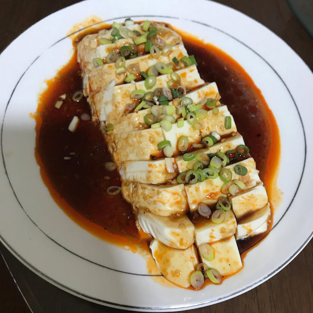 好吃的凉拌内酯豆腐