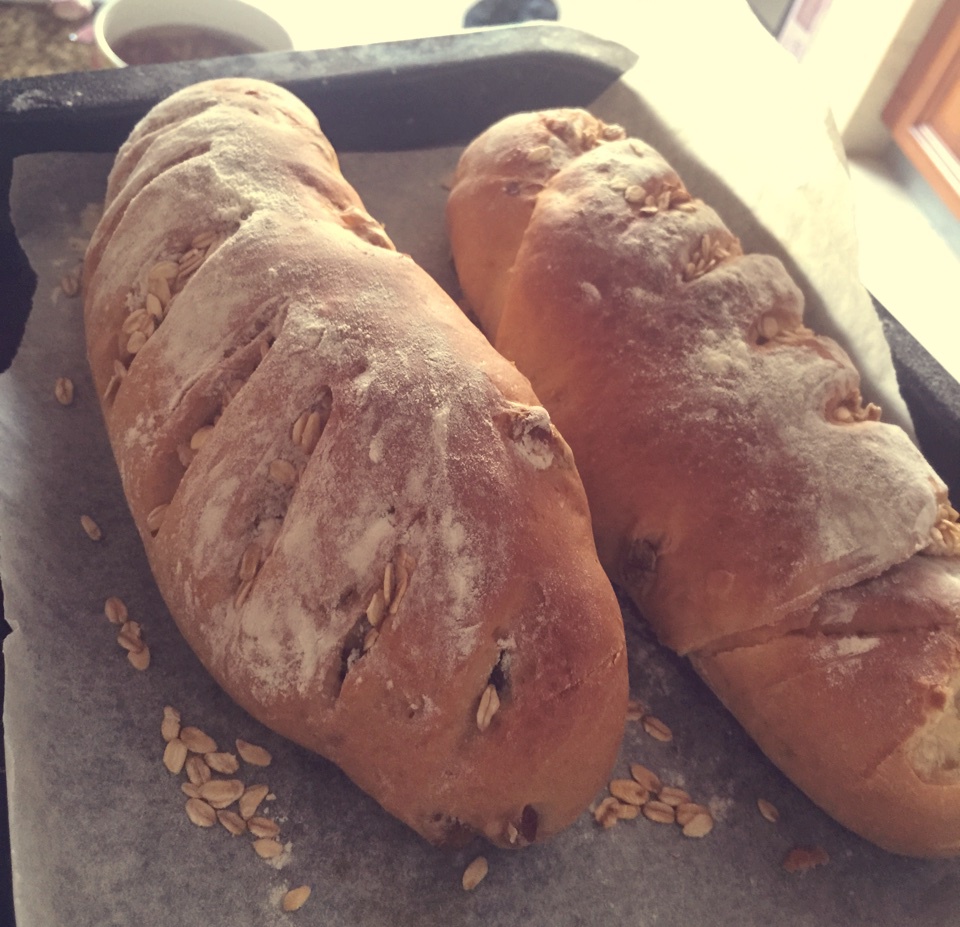 蔓越莓全麦黑糖面包