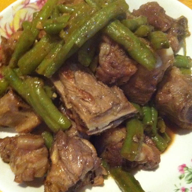 排骨炖豆角