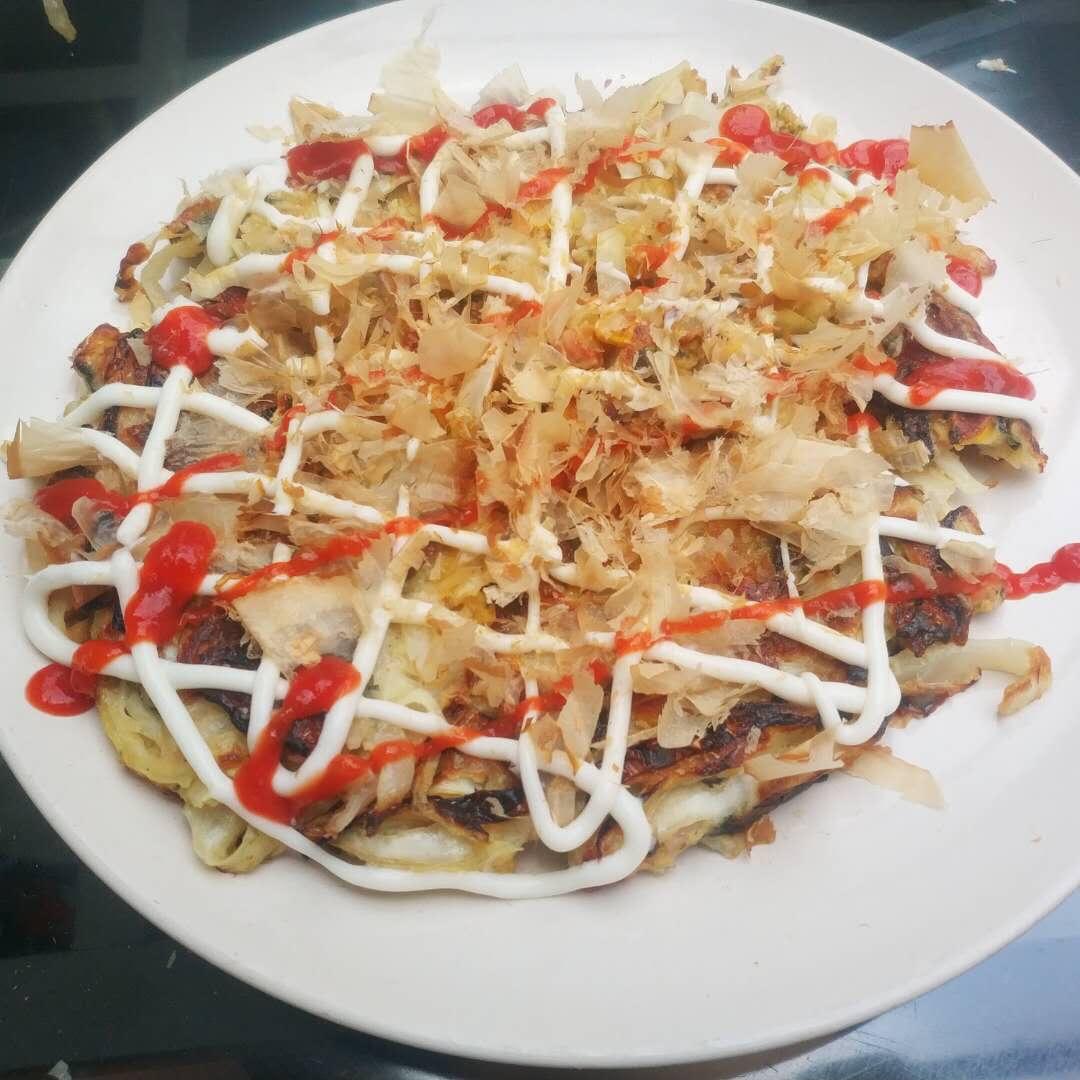 日式大阪烧（卷心菜饼）