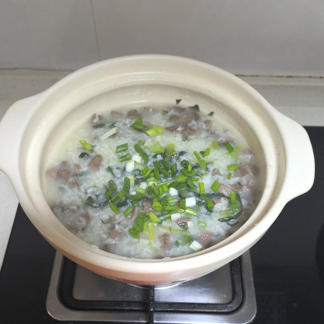 香菇青菜粥（砂锅粥）