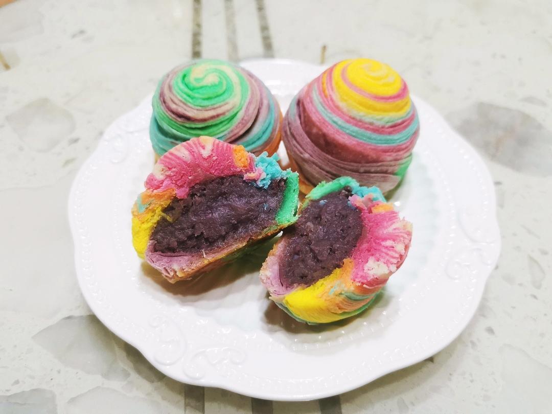 为爱种下一道彩虹：彩虹螺旋酥