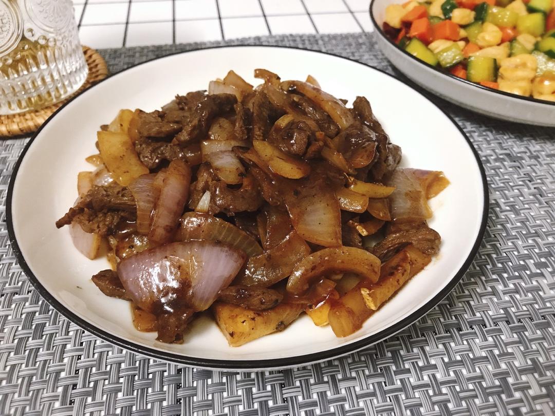 洋葱炒牛肉