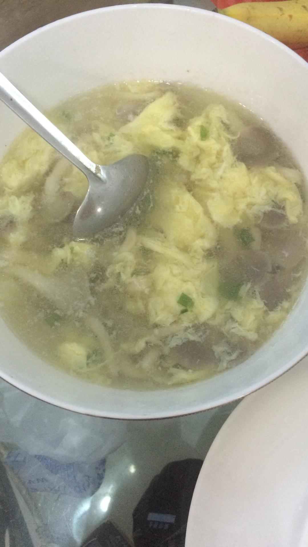 蘑菇蛋汤的做法