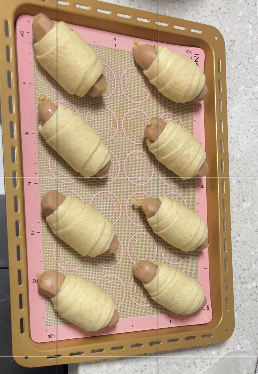 这个全麦香肠卷好吃的有点过分了啊