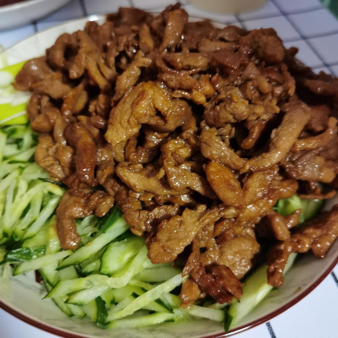 家常菜：京酱肉丝