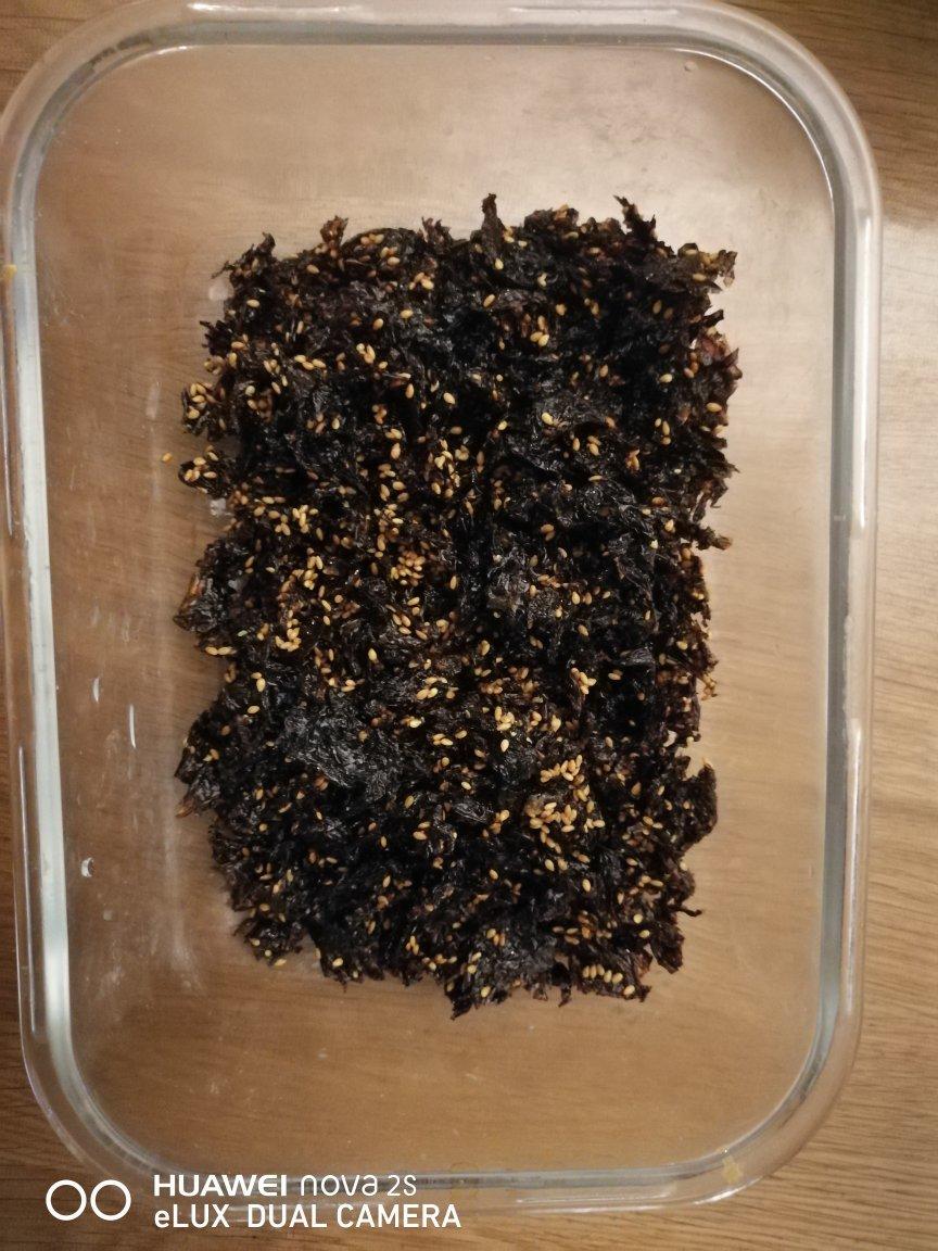 用紫菜做海苔【芝麻海苔碎】超级简单