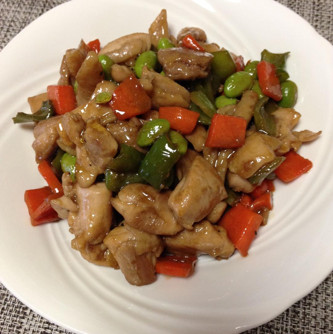 爱上厨房是一种幸福做的小炒鸡腿肉