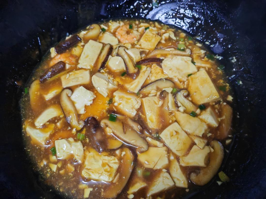 超简单还减脂 香菇烧豆腐