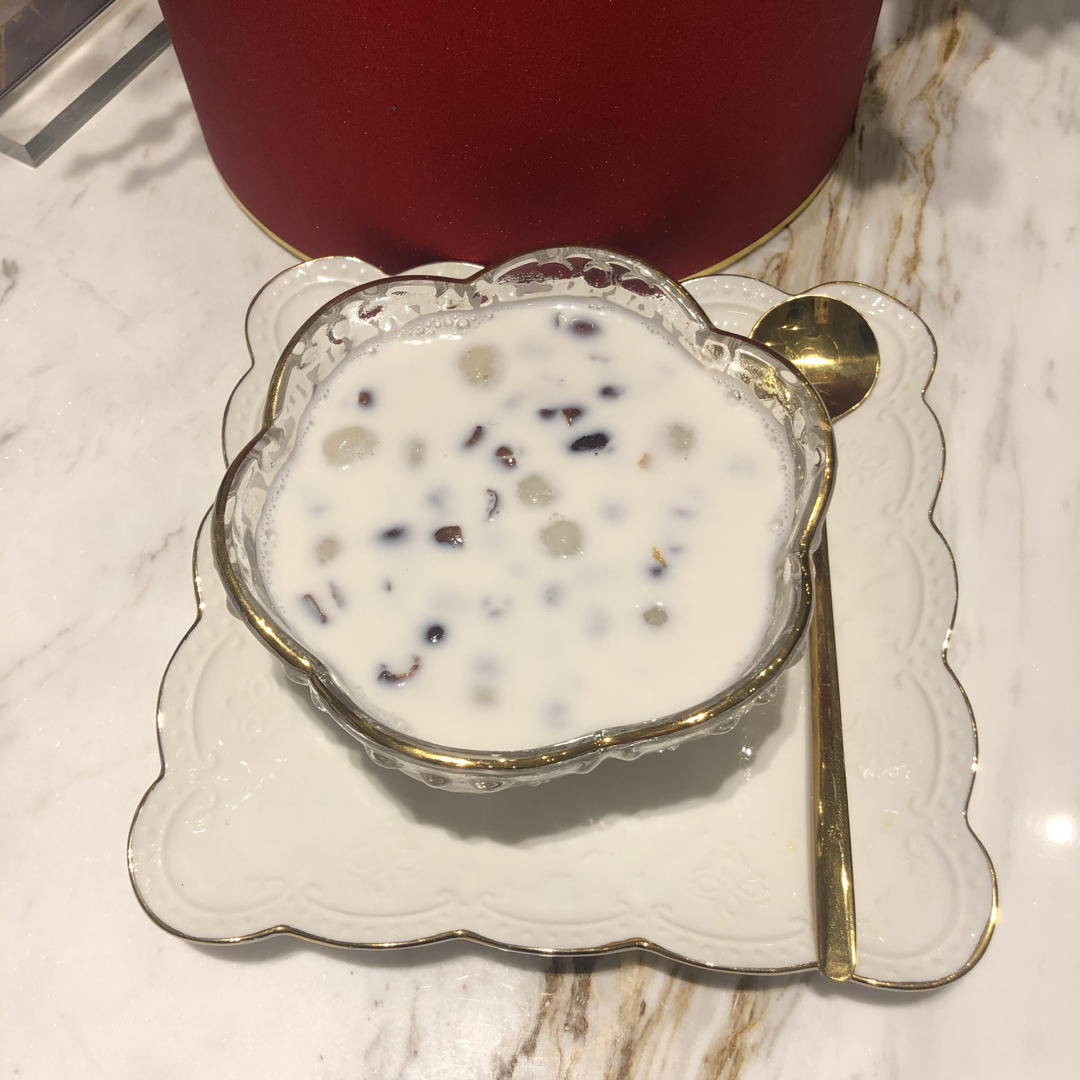 比奶茶还好喝的奶香红豆小丸子