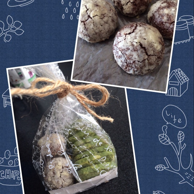 巧克力裂纹曲奇