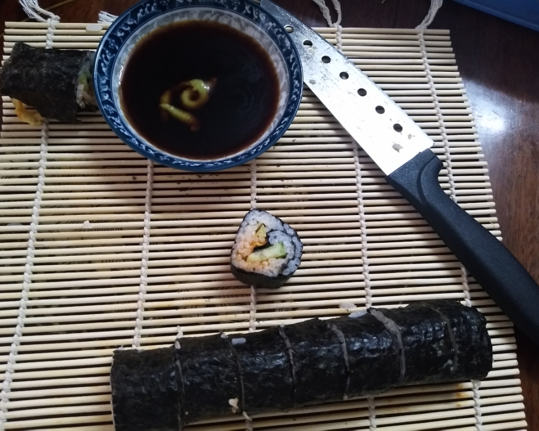 自制寿司小卷的做法 步骤11
