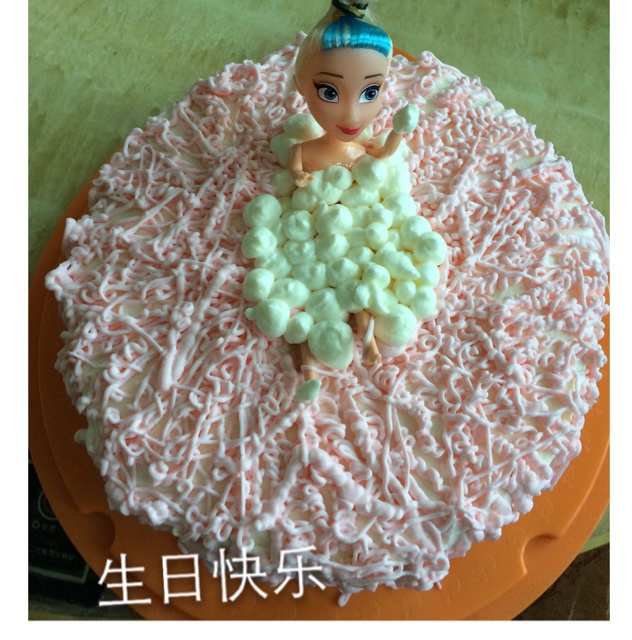 淡奶油裱花蛋糕