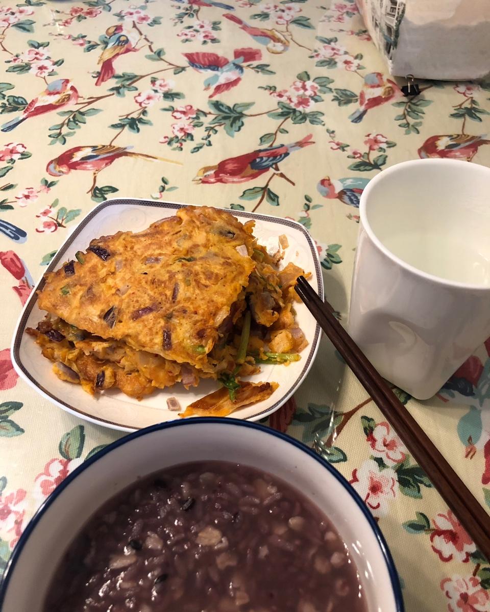 堂妈教你做泡菜饼