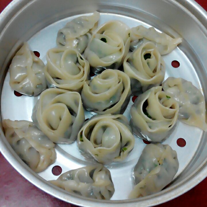玫瑰花饺子