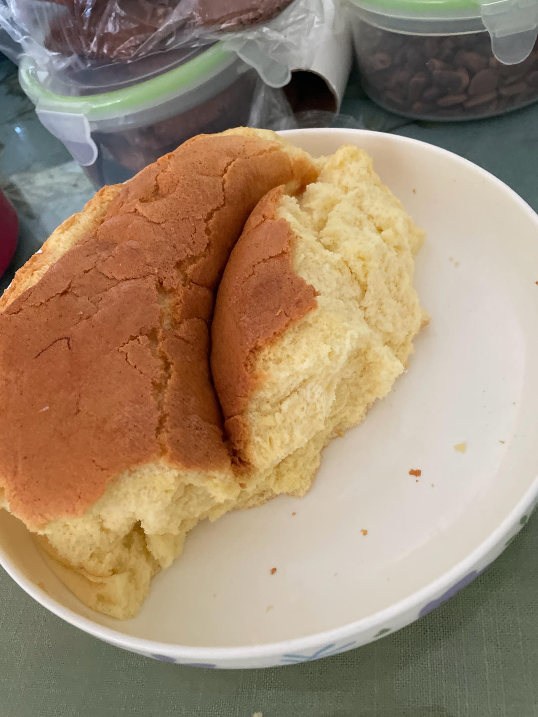 8寸圆形模具的古早蛋糕，完美方子！