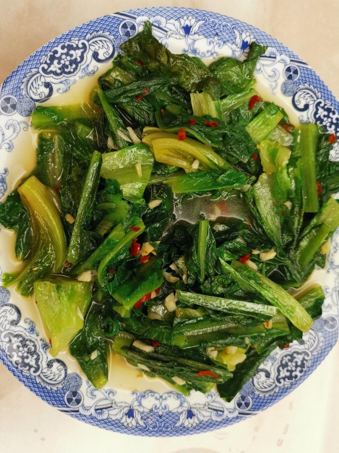 清炒油麦菜
