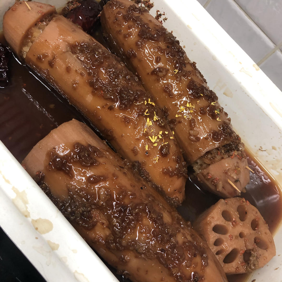堂妈教你做桂花糯米藕