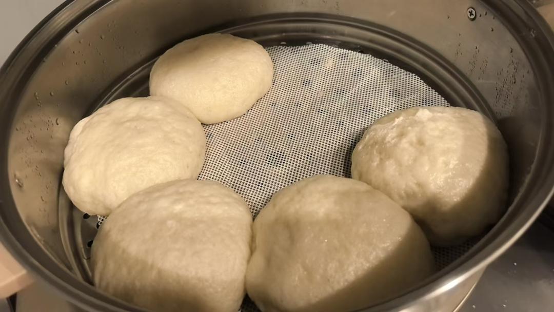 纯手工奶香馒头【无泡打粉，无添加】