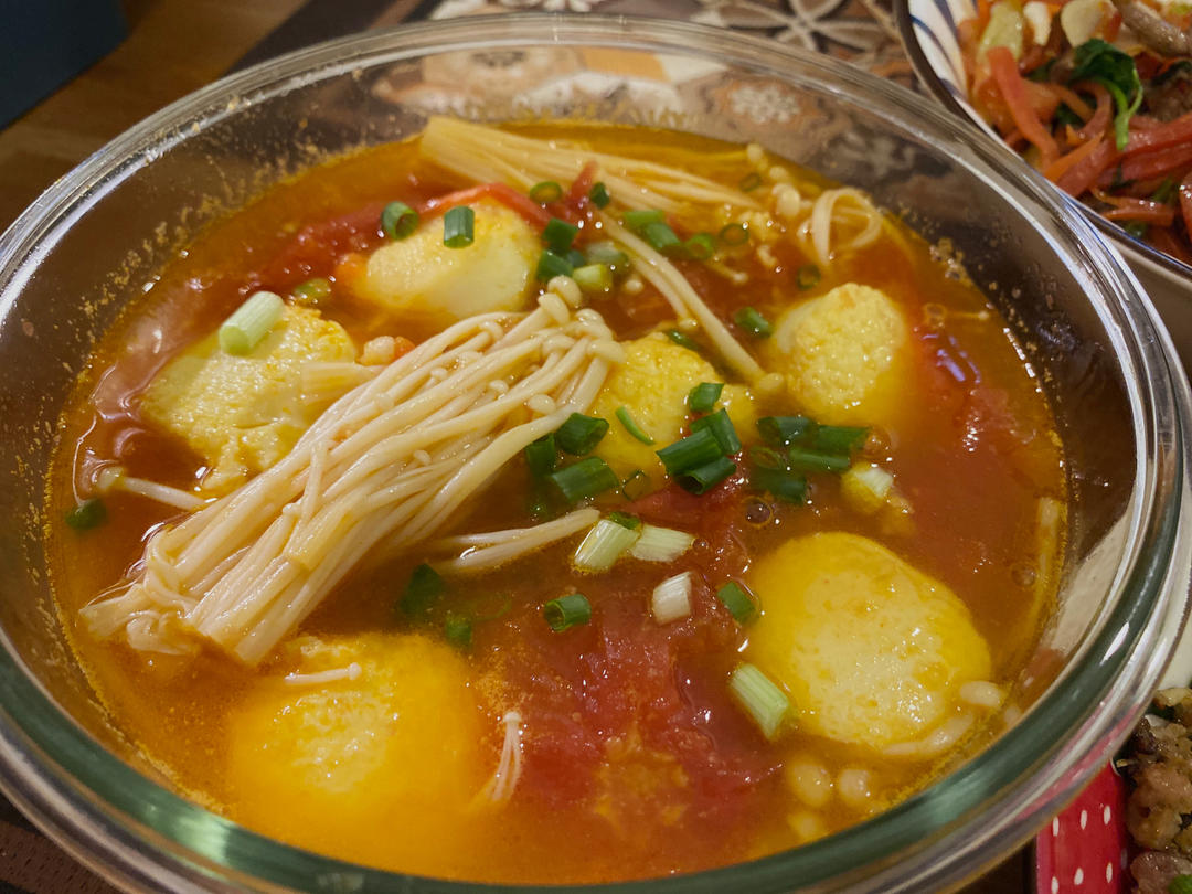 金针菇烧日本豆腐