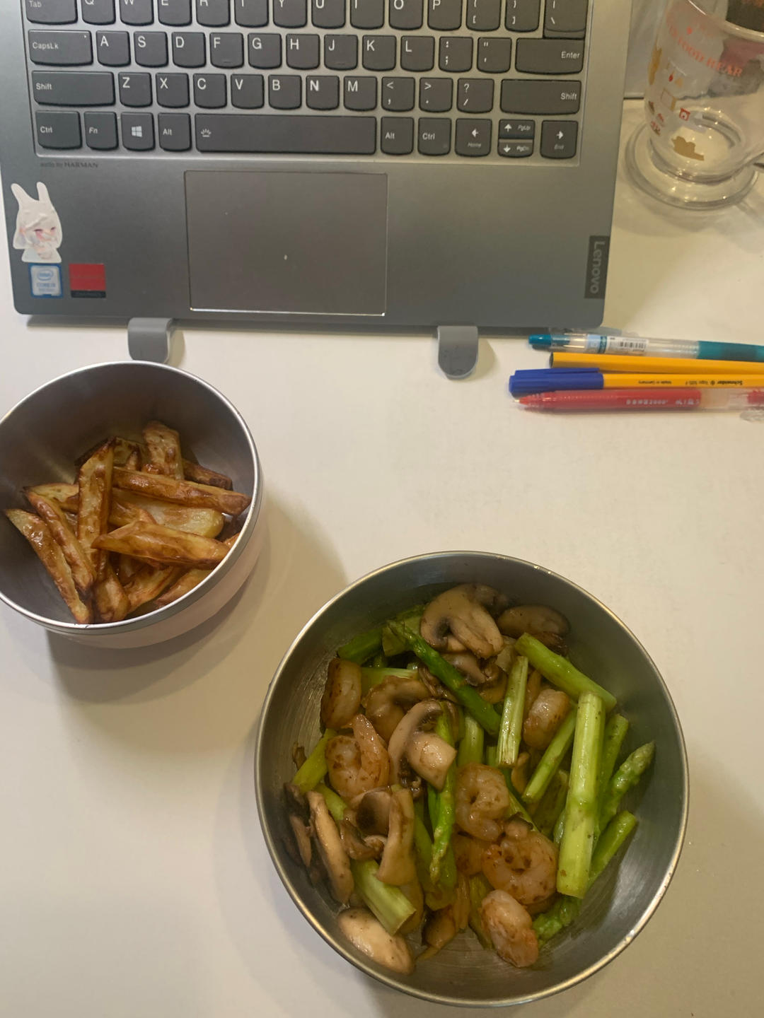 口蘑芦笋虾仁