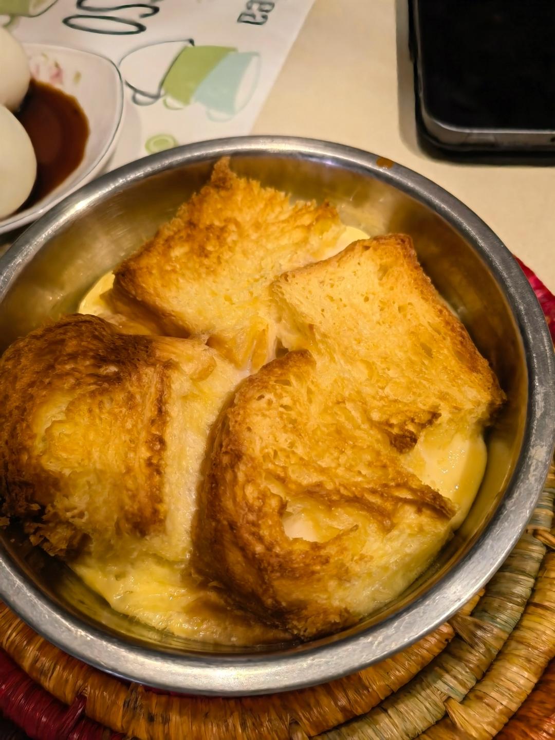 超级简单吐司布丁（烤箱版）