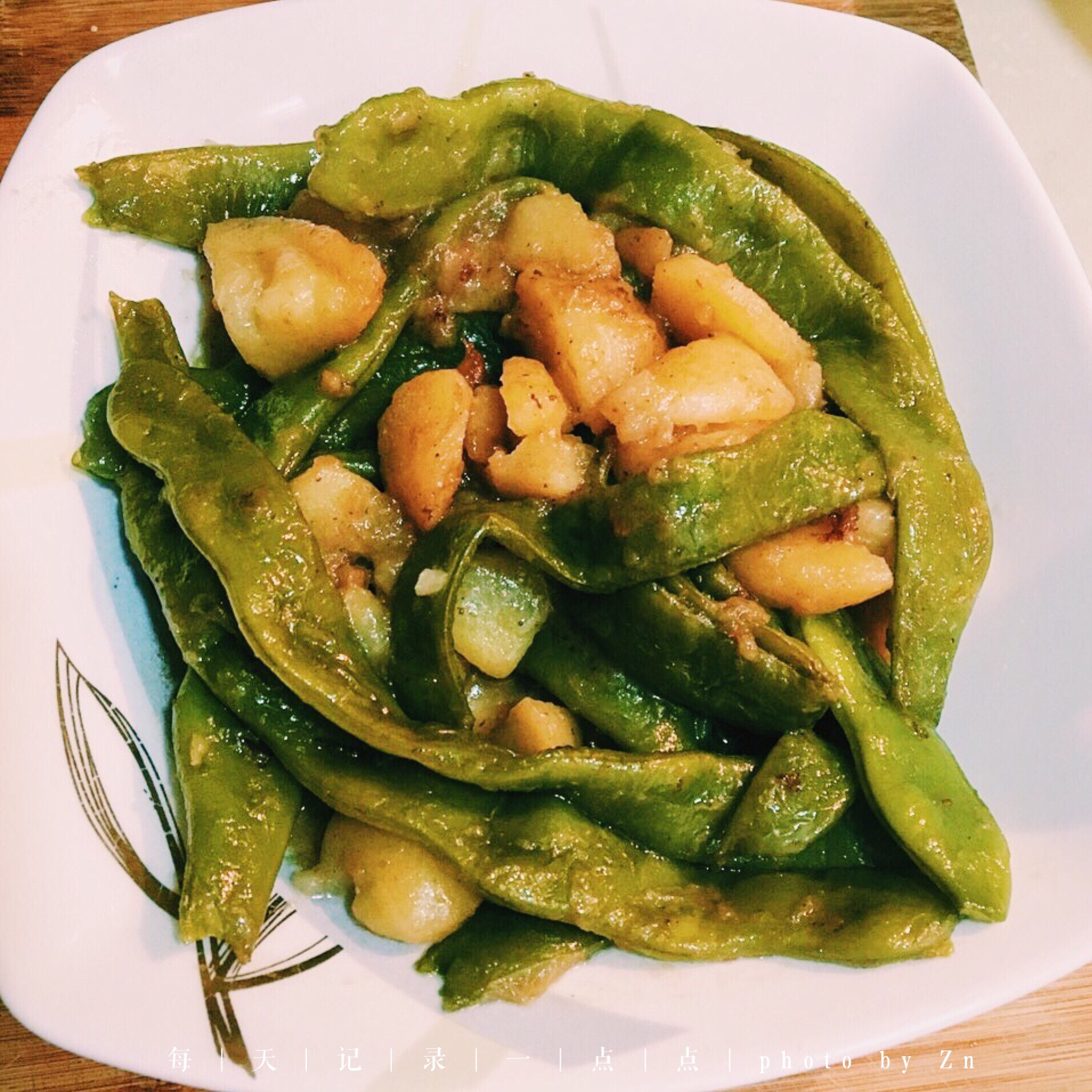 土豆炖豆角