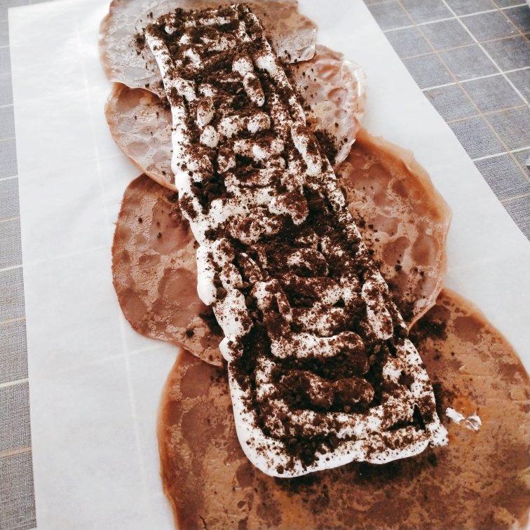 平底锅就能做的奥利奥可可毛巾卷