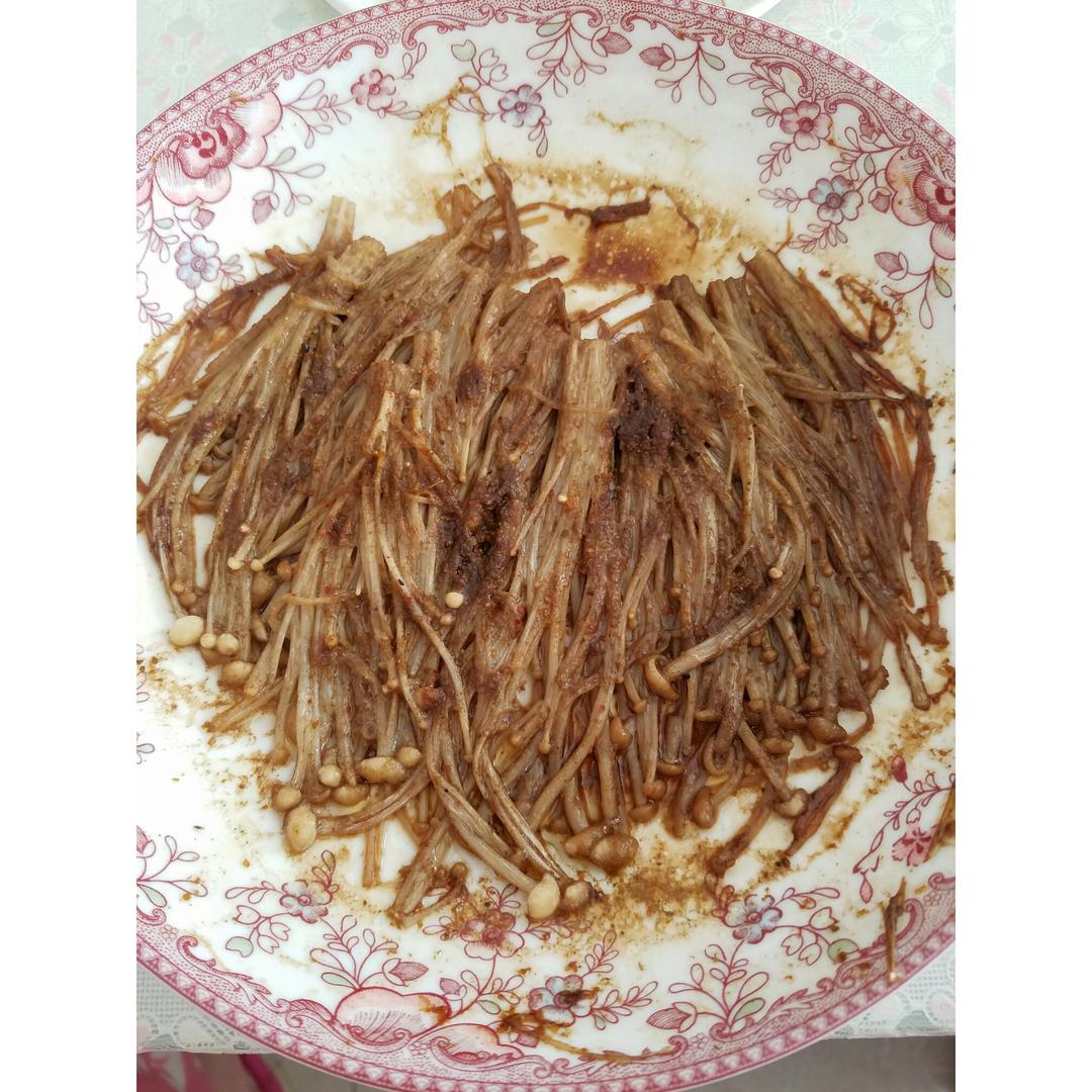 微波炉金针菇