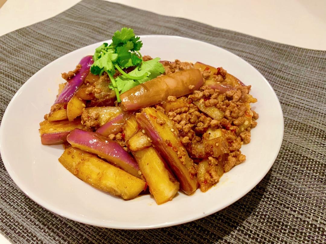 下饭菜№1#肉末茄子#