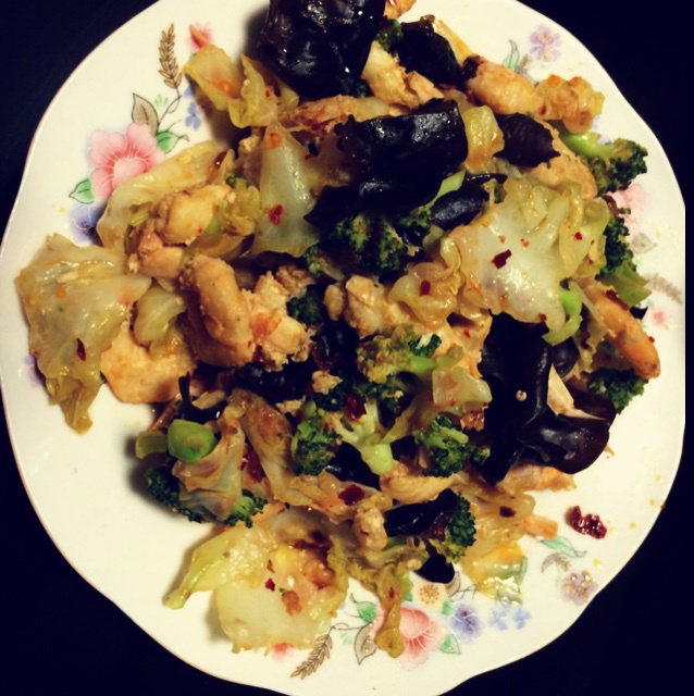 干锅海虾蔬菜煲