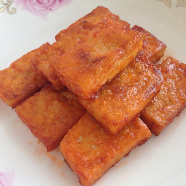 茄汁脆皮豆腐