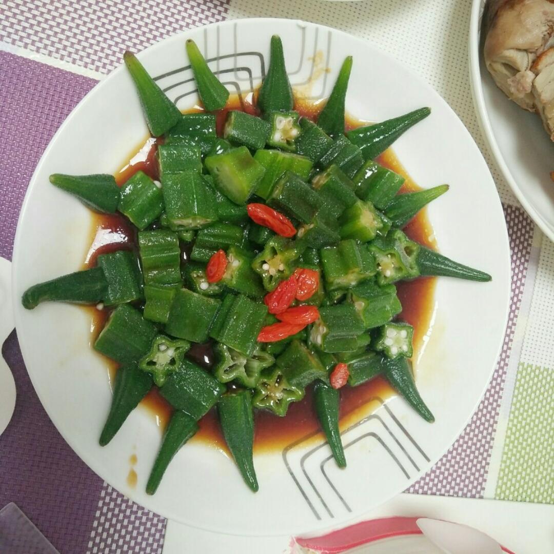 【白灼秋葵】清爽简单